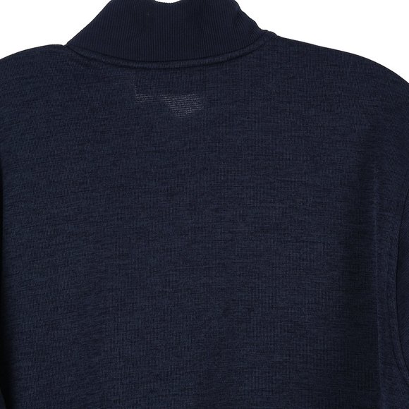 Under Armour Navy 1/4 Zip Men's Sweater Large - Picture 7 of 8
